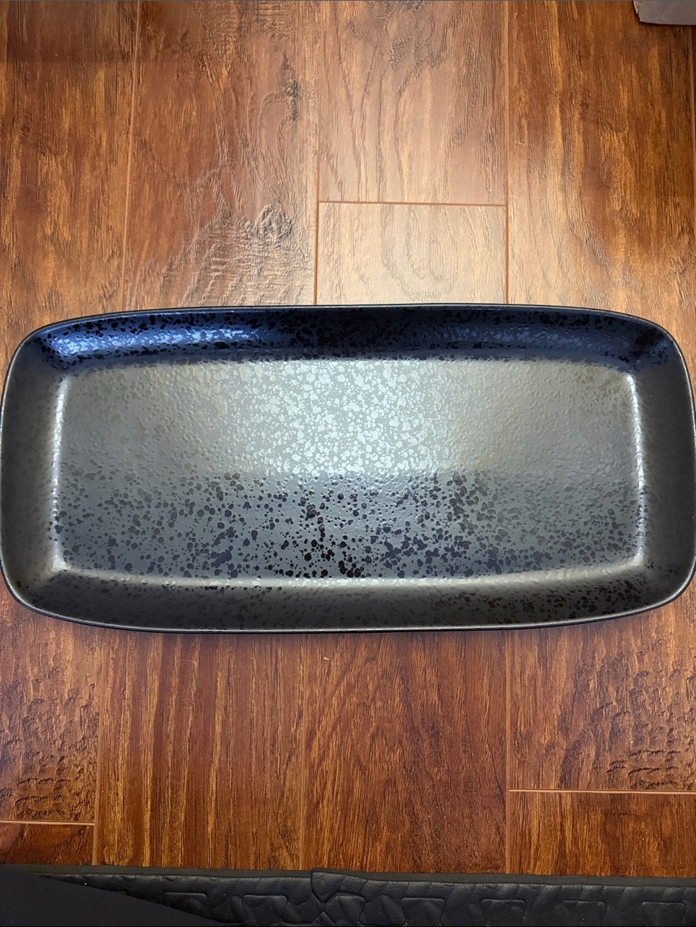 L'Objet Black Alchimie Large Rectangular Platter